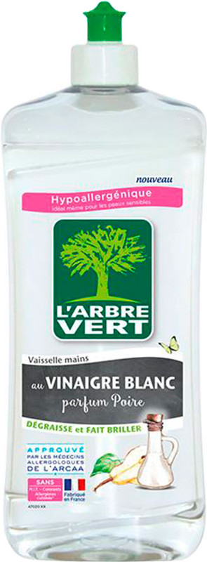 Гель для ручного миття посуду L'ARBRE VERT Груша 0,75 л